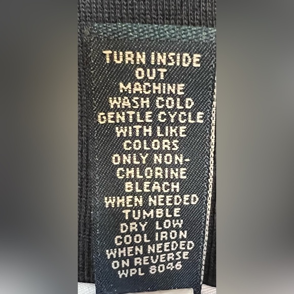 Karen Scott Embroidered Boho Black Top Size M - Picture 5 of 5